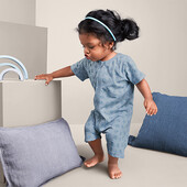 ♕ Зручний комбінезончик дитячий, 100% бавовна від Tchibo (Німеччина) розмір 50-56