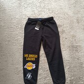 Спортивні чорні штани на хлопчика 128-134 8-9 р