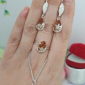 Неймовірної краси срібний набір прикрас