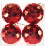 Новорічні іграшки 4 шт Livarna