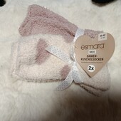 6755.Лот 2 пари.Теплі дуже м'які носки Esmara 35/38