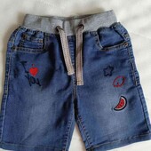 Yytz джинсовые шортики с карманами цвет синий на рост 104 см