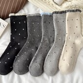 Лот-5пар. Набір мʼяких, милих шкарпеток 37-40р
