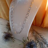 Ланцюжок сріблястий широкі ланки