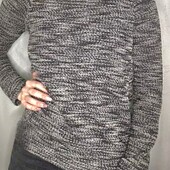 Свитер серый меланж H&M