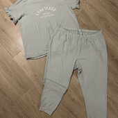 Котонова піжама на пишні форми, р.16/18 в гарному стані