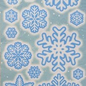 Наклейки Сніжинки на вікна Livarno (20,5*48см) Німеччина