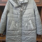 Зимова подовжена куртка 58-60 розмір