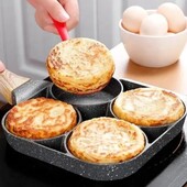 Сковорода з антипригарним гранітним покриттям, 4 відділення