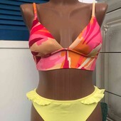 C&A брендовый купальник бикини верх топ + трусики размер XS евро 32/34