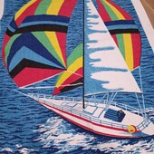 Махровий добротний якісний рушник Сауна у відмінному стані 143*100