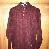Тепла чоловіча кофта в "коси" в чудовому стані.