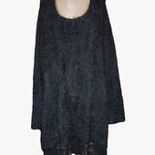 Шикарная тёплая туника-свитер травка, р.62-64+. Состояние новой вещи