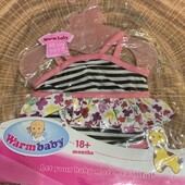 Гарний купальник для Baby Born та інших ляльок 42см.+ 1 памперс!