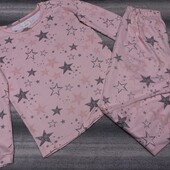 Женская трикотажная теплая пижама отличного качества