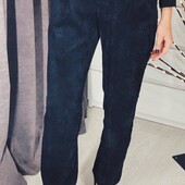 Вельвет! Штани жіночі в чорному кольорі, розмір м/л