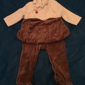 Велюровий человечек mamas&papas 6-9m