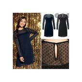 Шикарна шифонова сукня, синього кольору, розмір евро 44, Esmara