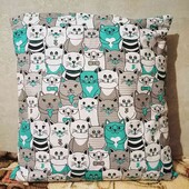 Наволочка на декоративну подушку 40х40 см на блискавці