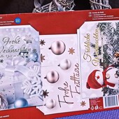 Набор рождественских открыток, 6 шт. с конвертами. Германия