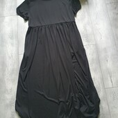 Женское трикотажное платье батал