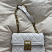 Chanelka сумка бежева золоті додатки