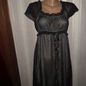 Шифоновый пеньюар. Нічна сорочка