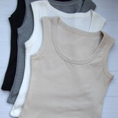 Майка кроп топ утеплена флісом 44\46