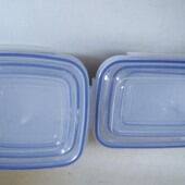 Набор контейнеров с крышками 3 шт430,1100,2200мл