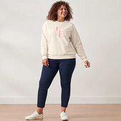 ♕ Елегантні жіночі стрейчеві штани Tchibo, розмір наш 46-48(40 євро)нюанс