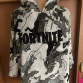 Меховушка, плюшева туника, кофта, худи, XL, слип, пижама. fortnite. в ідеалі
