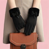 Дуже милі мякенькі рукавиці на утеплені, 2 кольори на вибір