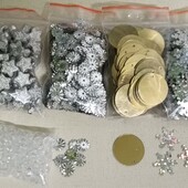 Набір сніжинок ,метеликів і наместин, 700шт