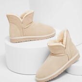 Зимові чоботи з натурального замшу answear lab, в ідеальному стані