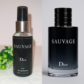 68 мл Dior Sauvage – чоловіча парфумована вода Діор з бергамотом, амброксаном і деревними нотами