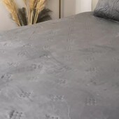 Покривало крапки сіре євро