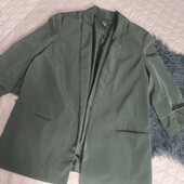 Atmosphere uk16 піджак блейзер хакі , вкорочені рукави