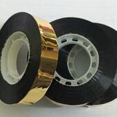 Зеркальний золотий або срібний скотч, довжина 50м, ширина 1.2см