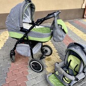 Коляска 2 в 1 adamex enduro len