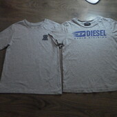Комплект футболок на мальчика River Island и Diesel состояние очень хорошее