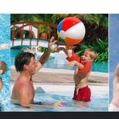 ♡Надувной мячик.удобно играть на суше и воде