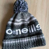 O' Neill брендовая теплая спортивная шапка с помпоном на подростка 12/14 лет