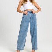 Широкі бавовняні джинси палаццо р.40