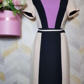 Платье миди теплое элегантное вискоза р 14 papaya