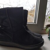 Угги кожа на меху Clarks. Разм 38 (24,5 см)