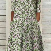 Симпатичное платье не ношено р-р 46/48 да дома