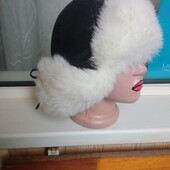 Женская шапка ушанка зима