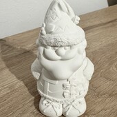 Гіпсова фігурка для розмальовки «Санта»❤️10см