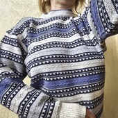 Класний бавовняний джемпер/полосатик