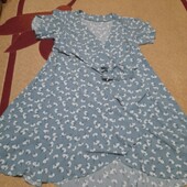 Красивейшее платье на запах 54 обалденное